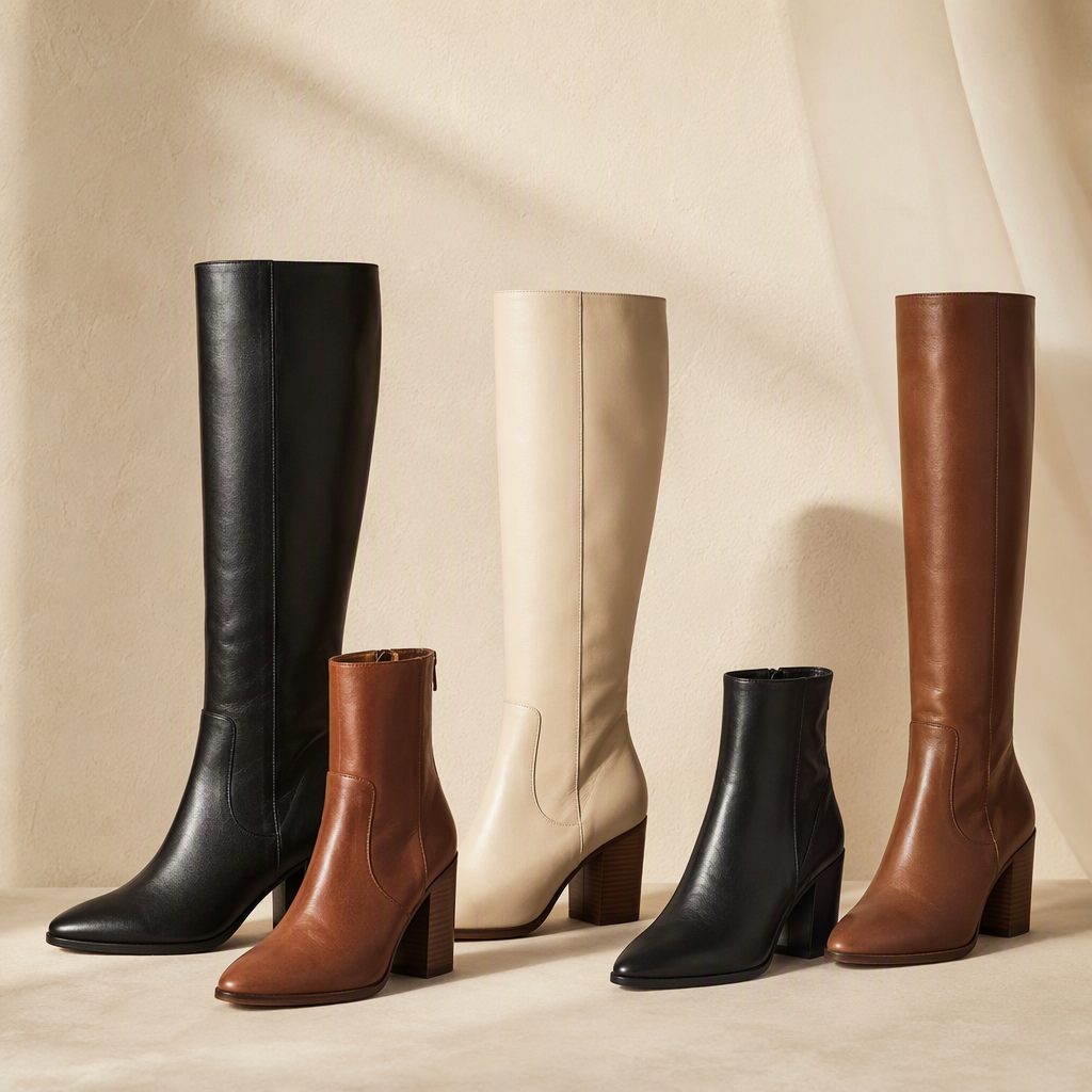 Women's leather boots